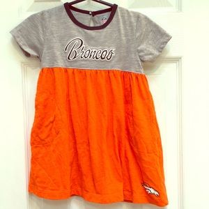 NWOT Denver Broncos Toddler Dress